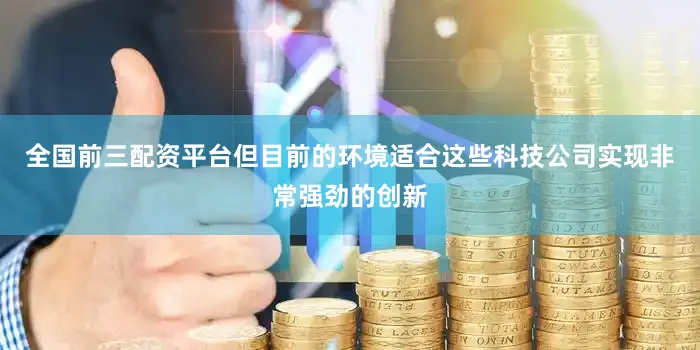 全国前三配资平台但目前的环境适合这些科技公司实现非常强劲的创新