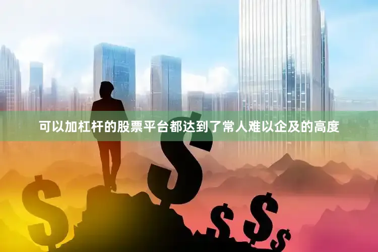可以加杠杆的股票平台都达到了常人难以企及的高度